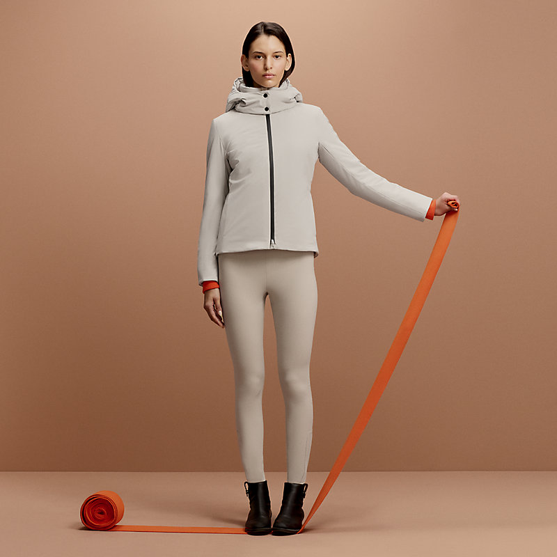 Taiga puffer coat - Grey | Hermès USA